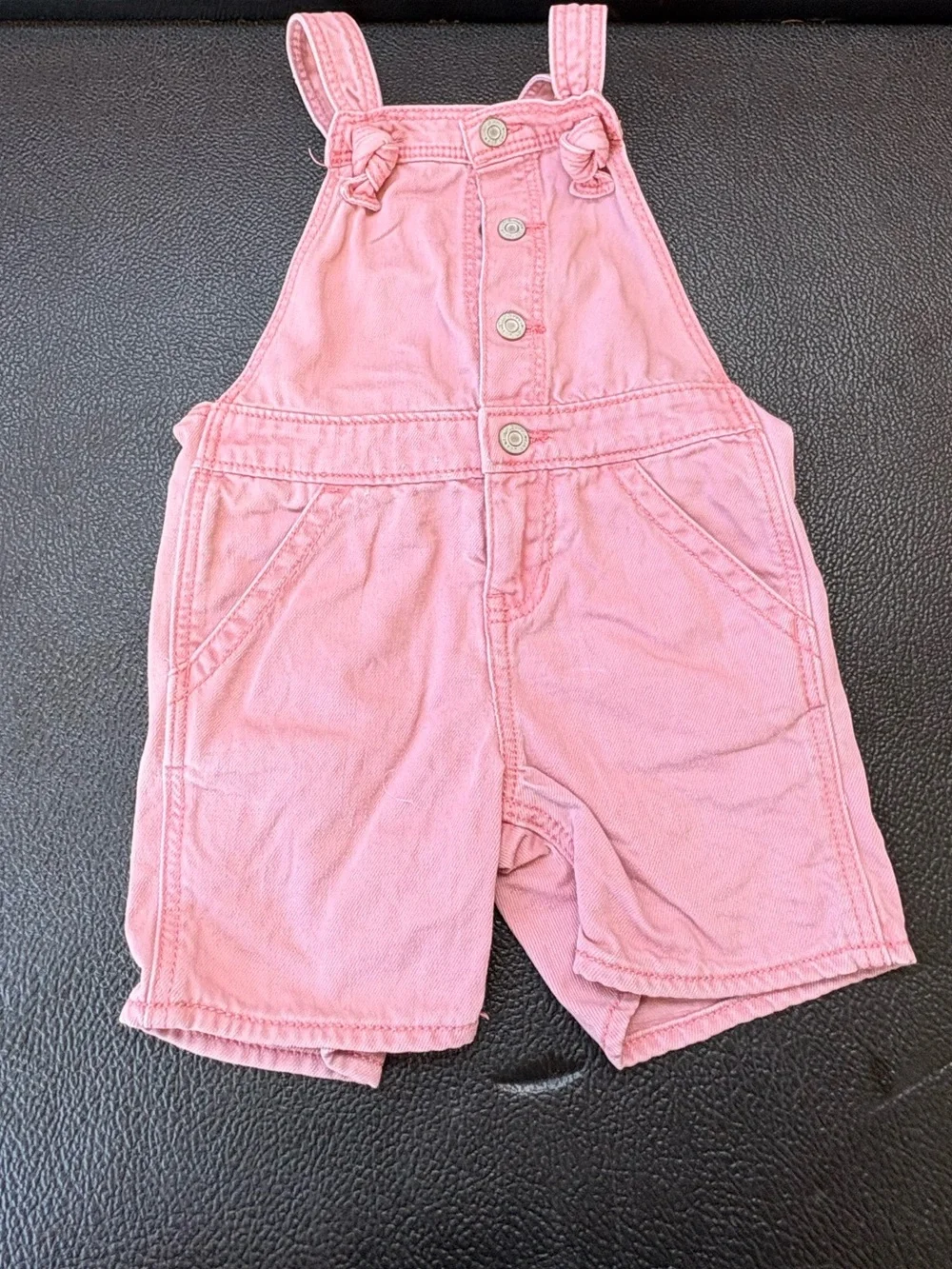 Gap girls pink overalls